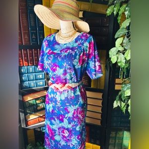 Vintage Palm Tree Dress